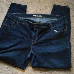 Dark blue skinny jeans